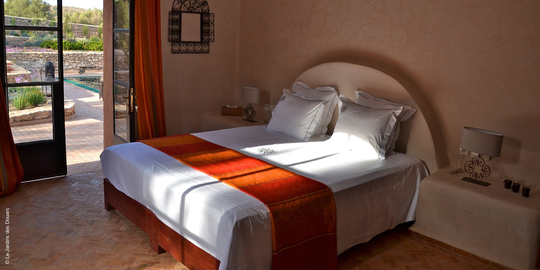 Le Jardins des Douars | Essaouira | Villa Basmah Schlafzimmer | luxuszeit.com