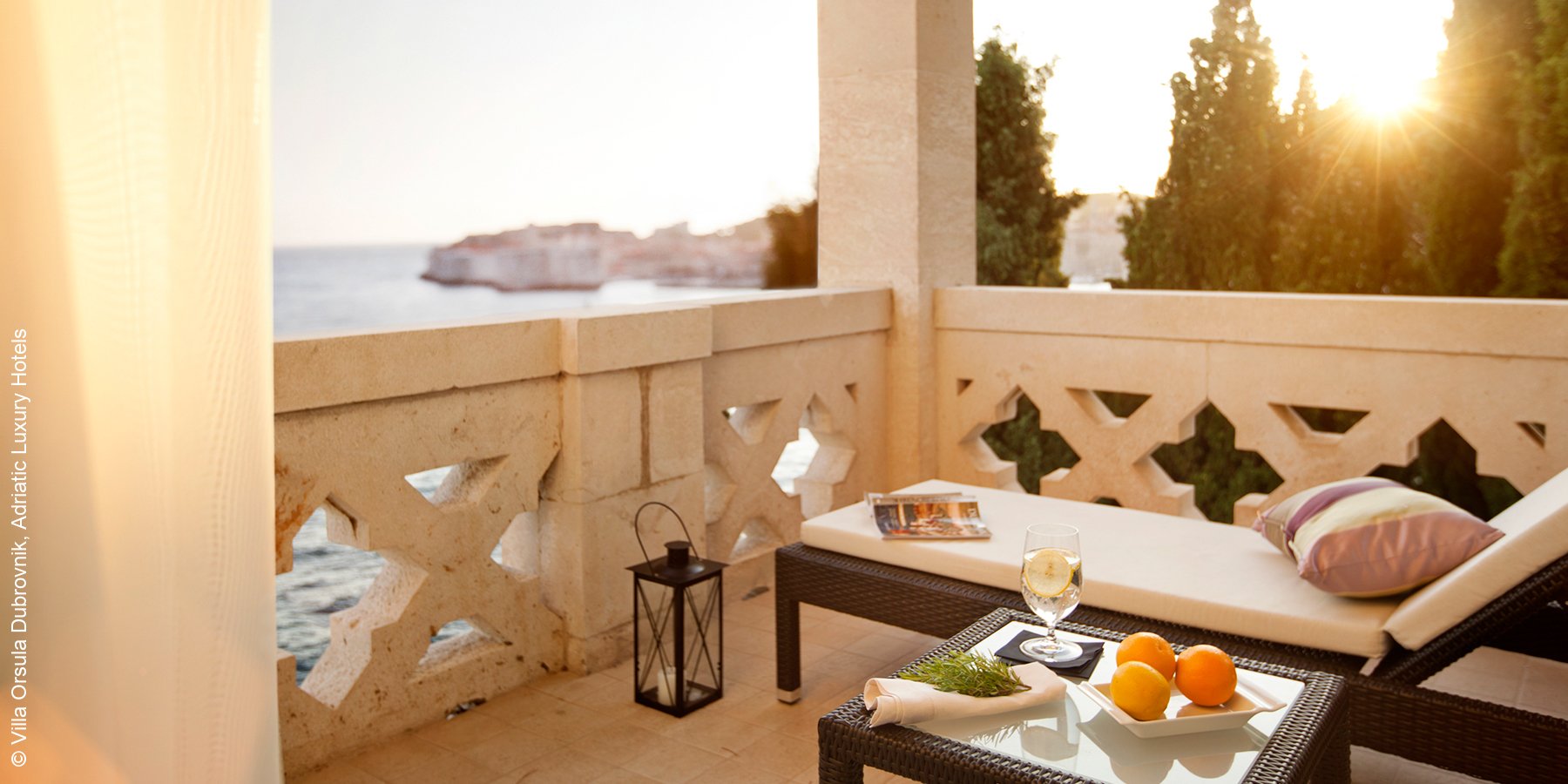 Villa Orsula | Dubrovnik | Balkon Royal Suite | luxuszeit.com