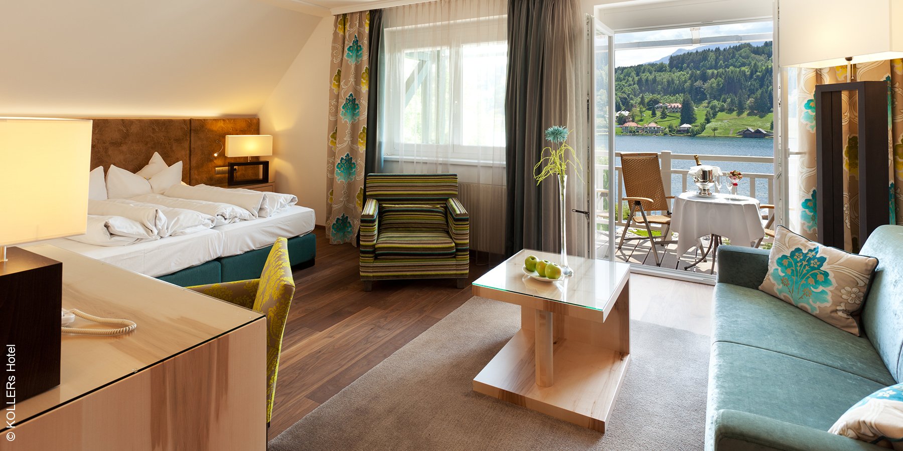 Hotel KOLLERs | Seeboden am Millstätter See | Doppelzimmer Swan | luxuszeit.com