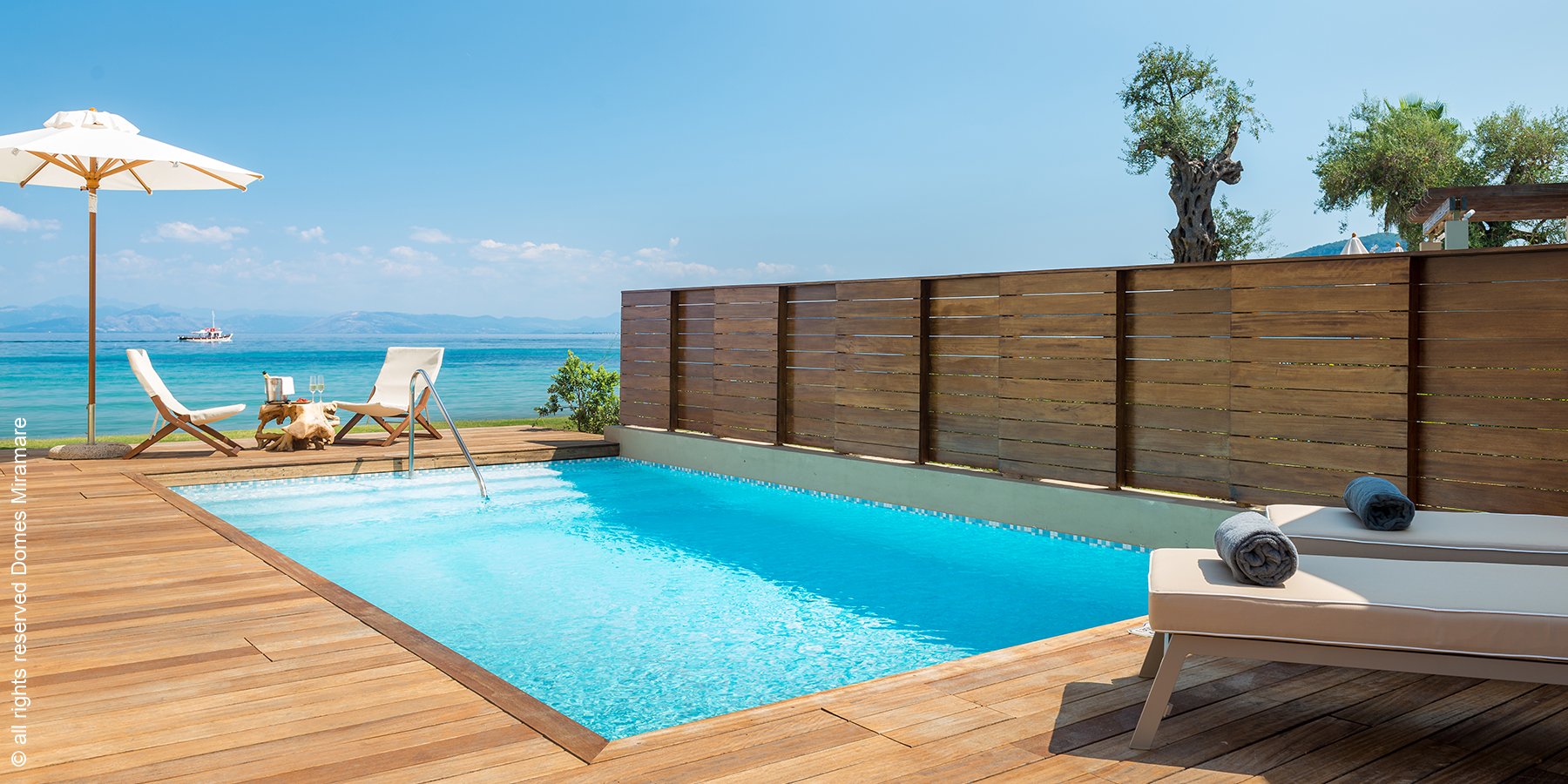 Domes Miramare, a Luxury Collection Resort, Korfu | Moraitika | Pavilion Suite Pool | luxuszeit.com