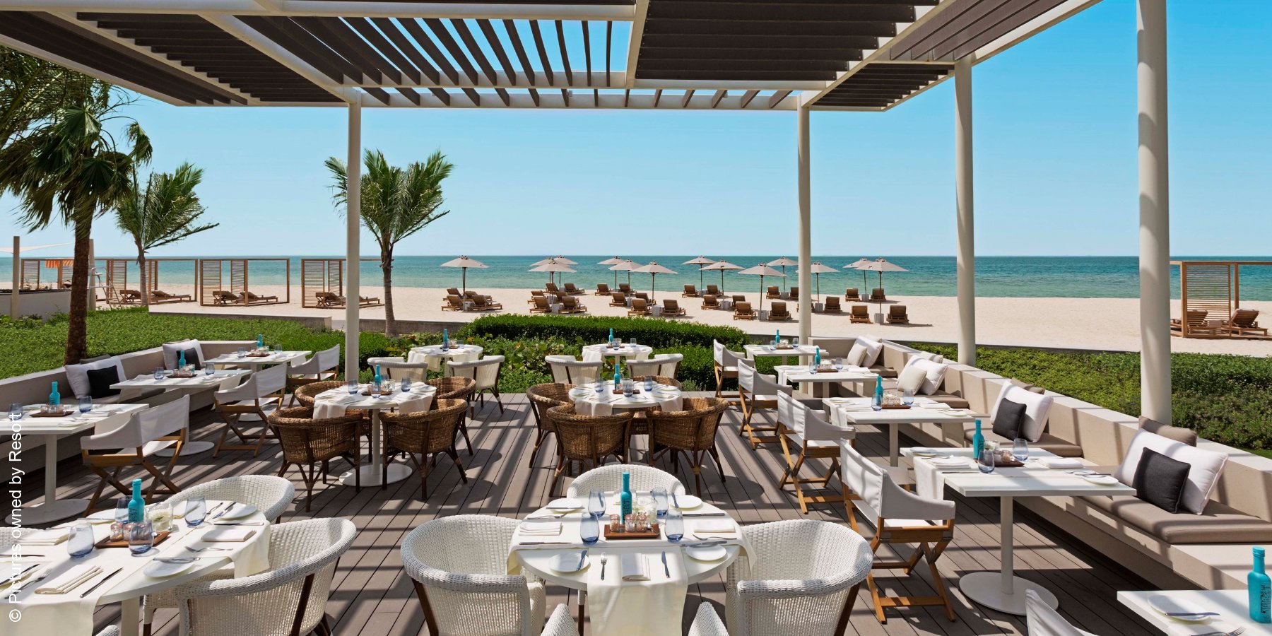 The Oberoi Beach Resort, Al Zorah | Adschman | Aquario Außenbereich | luxuszeit.com