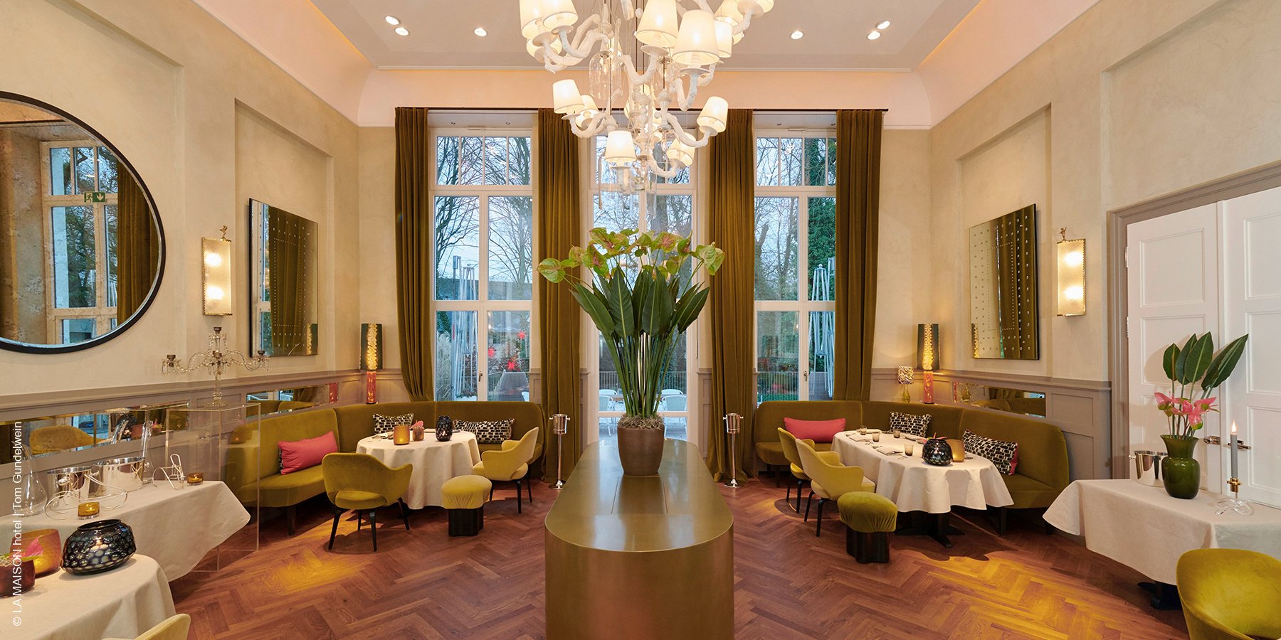 LA MAISON hotel | Saarlouis | alter Gerichtssaal LOUIS restaurant | luxuszeit.com
