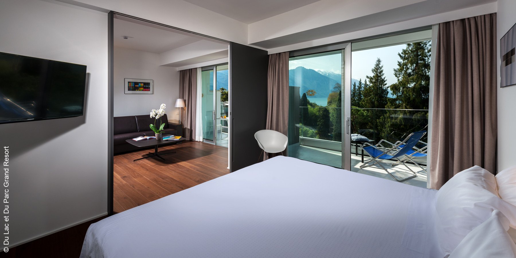 Du Lac et Du Parc Grand Resort | Riva Del Garda | Deluxe Suite Schlafzimmer | luxuszeit.com