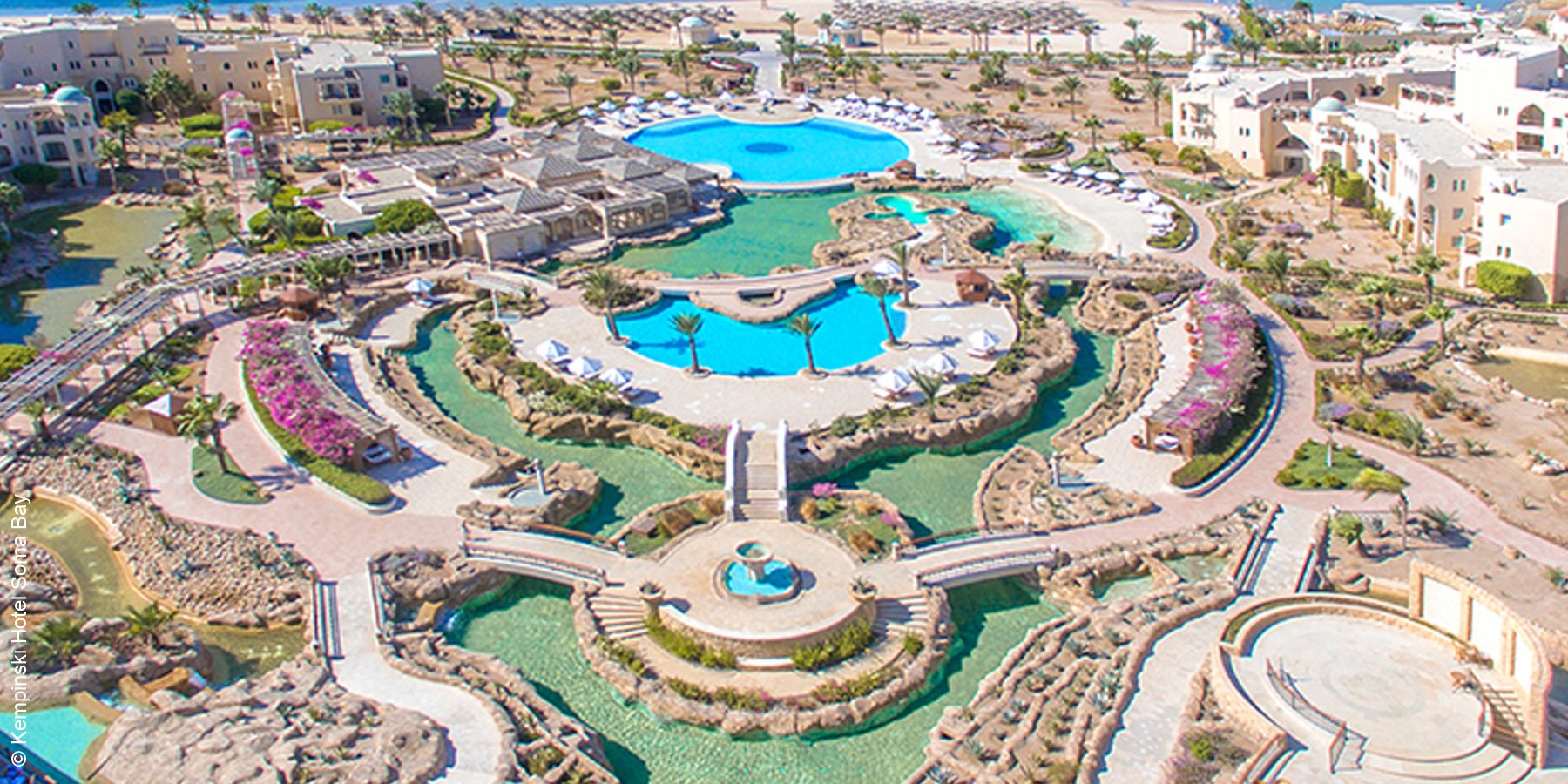 Kempinski Hotel Soma Bay | Ägypten | Pool-Landschaft | luxuszeit.com