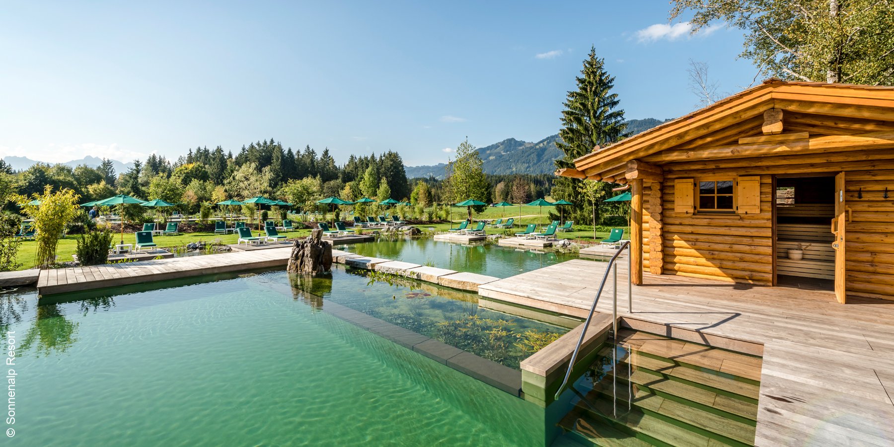Sonnenalp Resort | Ofterschwang | Teichlandschaft | luxuszeit.com