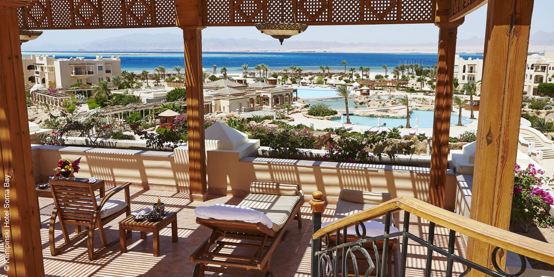 Kempinski Hotel Soma Bay | Ägypten | Terrasse | luxuszeit.com