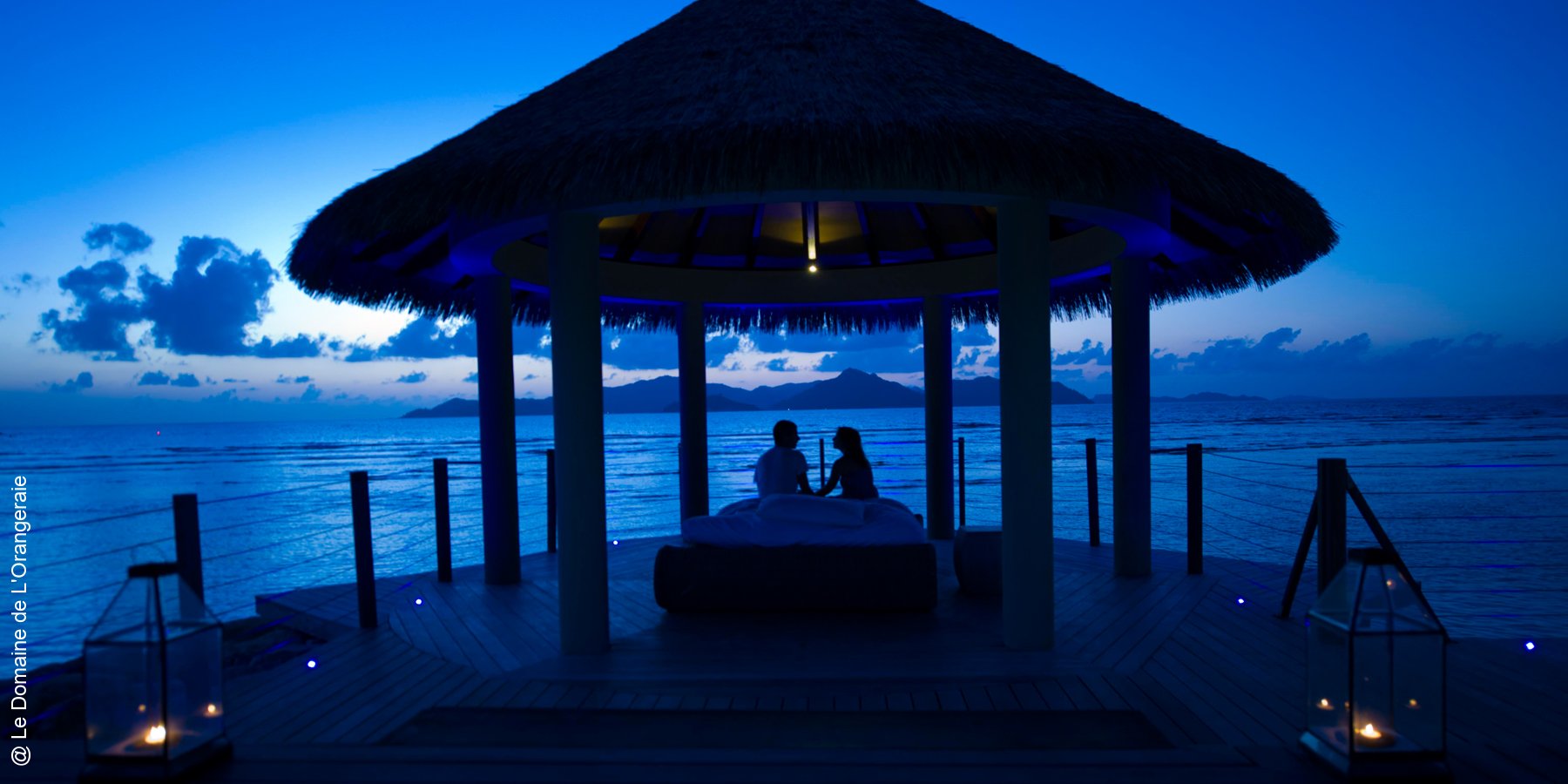 Le Domaine de L'Orangeraie | Seychellen | Meerblick bei Nacht | luxuszeit.com