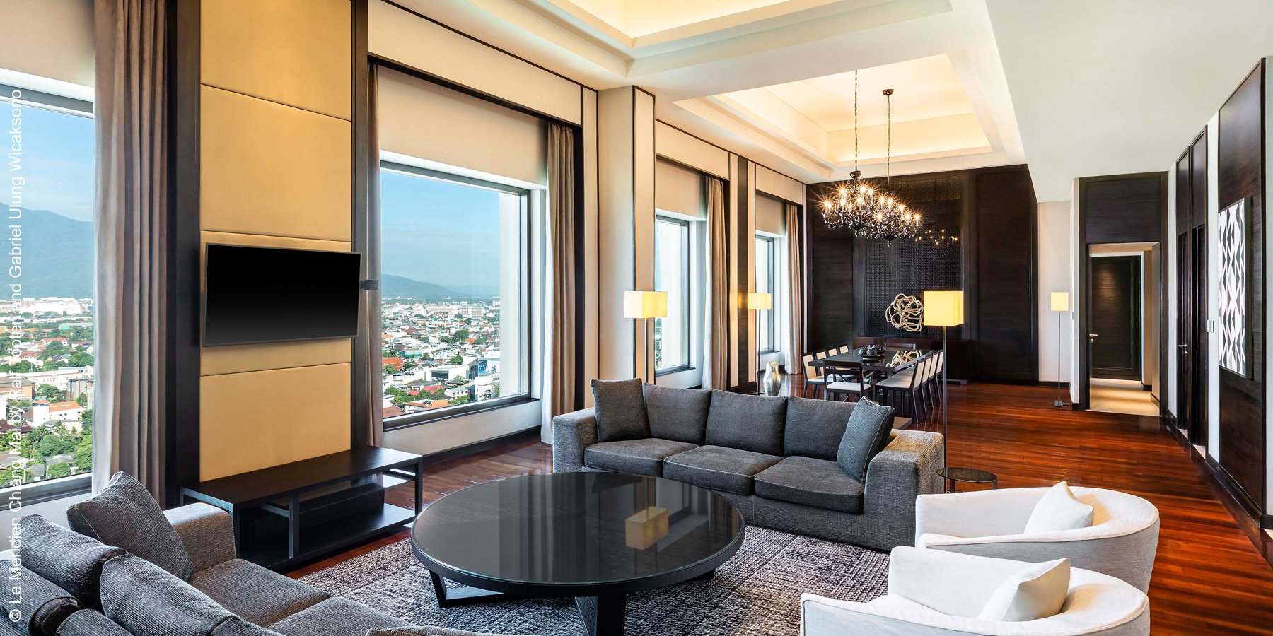 Le Méridien | Chiang Mai | Royal Suite Wohnzimmer | luxuszeit.com