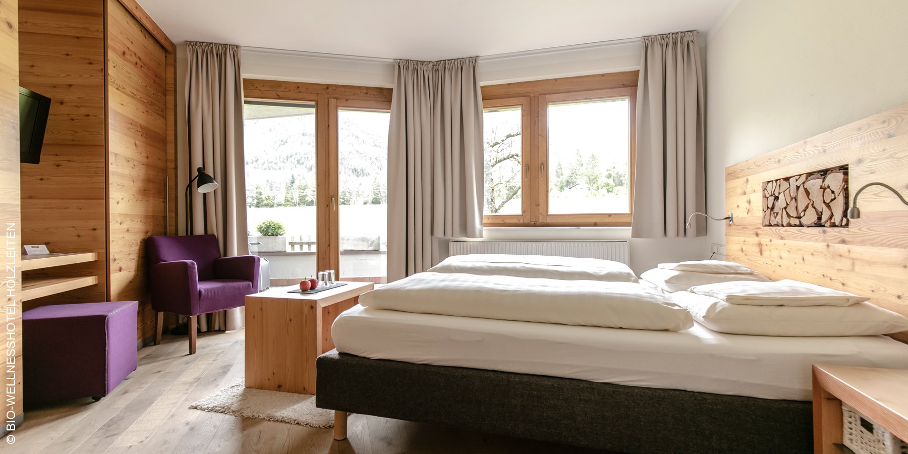 Bio-Wellnesshotel Holzleiten | Obsteig in Tirol | Zimmer | luxuszeit.com