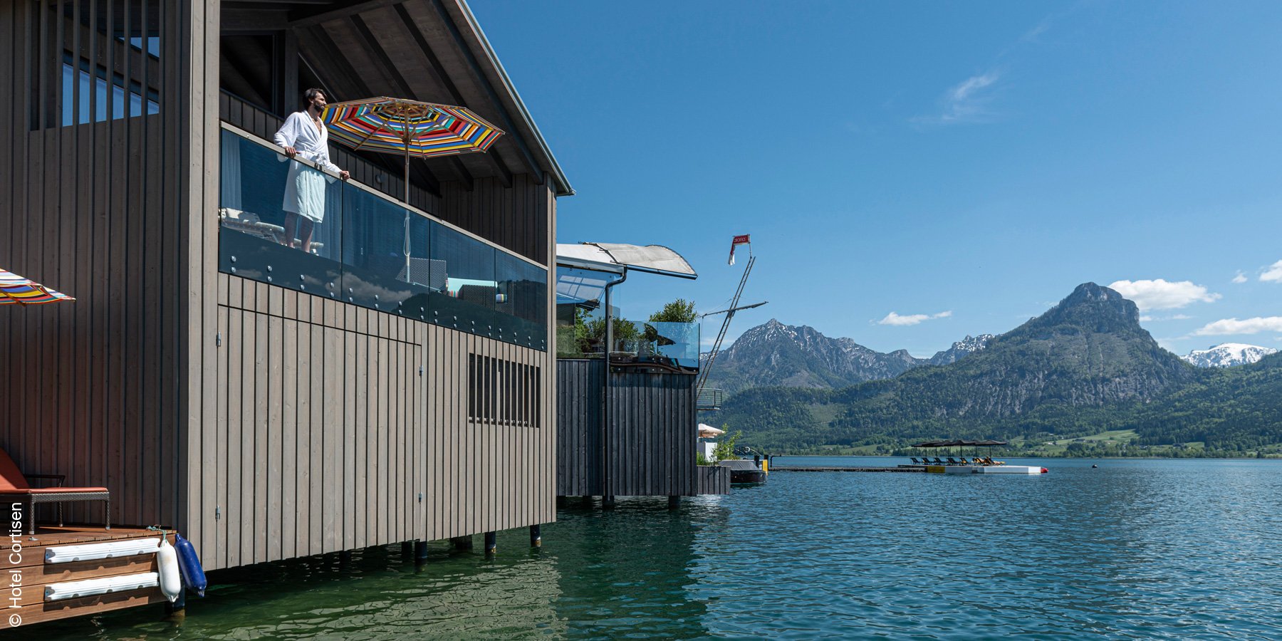 Hotel Cortisen am See | St. Wolfgang | Boat Shed Suite Außenansicht | luxuszeit.com