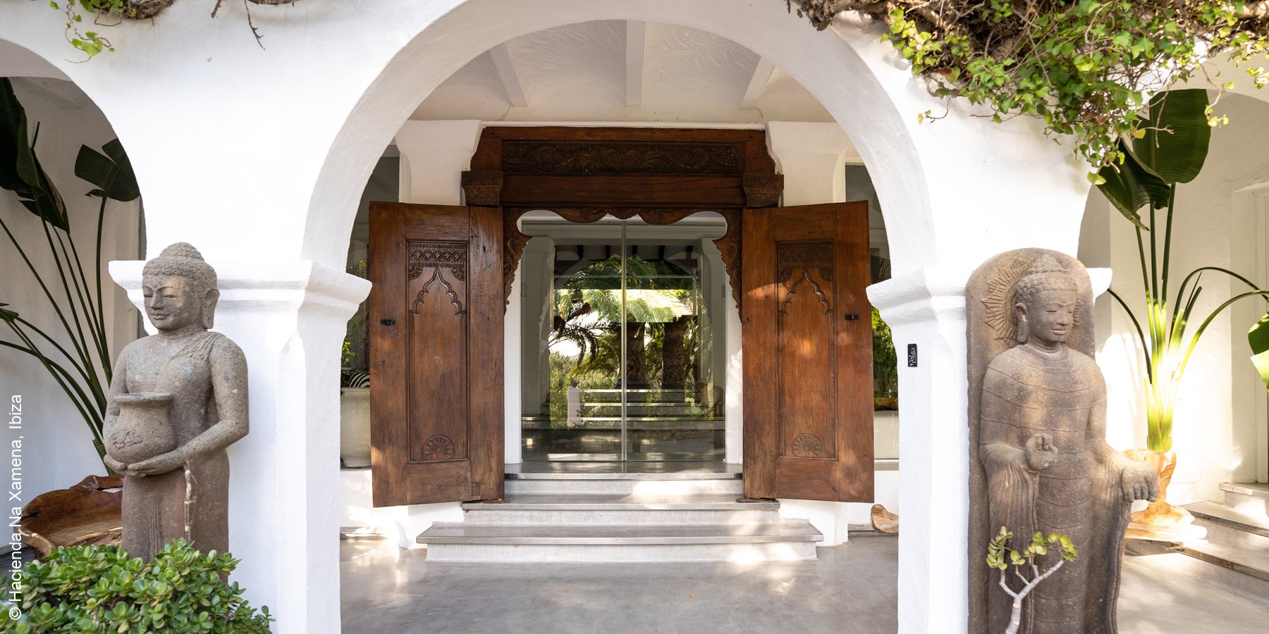Hotel Hacienda Na Xamena | San Miguel, Ibiza | Eingang | luxuszeit.com