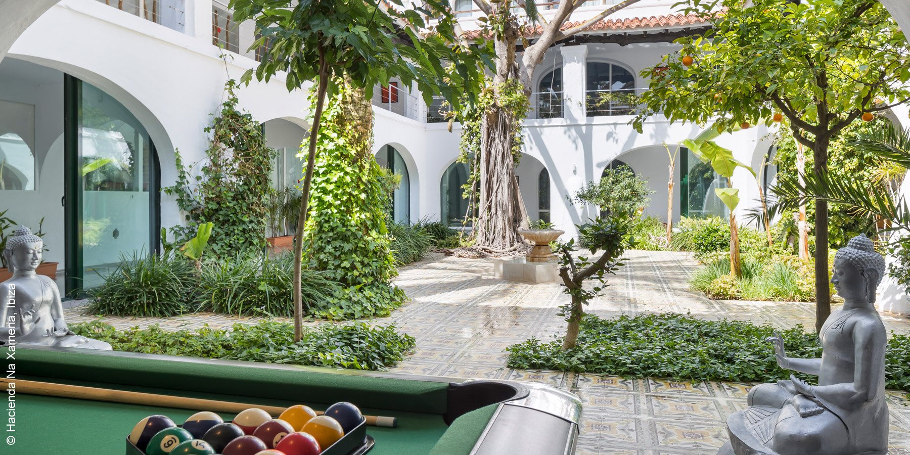 Hotel Hacienda Na Xamena | San Miguel, Ibiza | Billard | luxuszeit.com