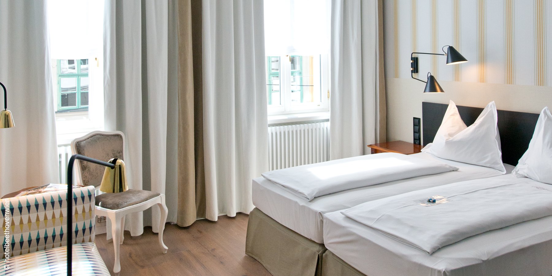 Hotel Beethoven | Wien | Zimmer mit getrennten Betten | luxuszeit.com