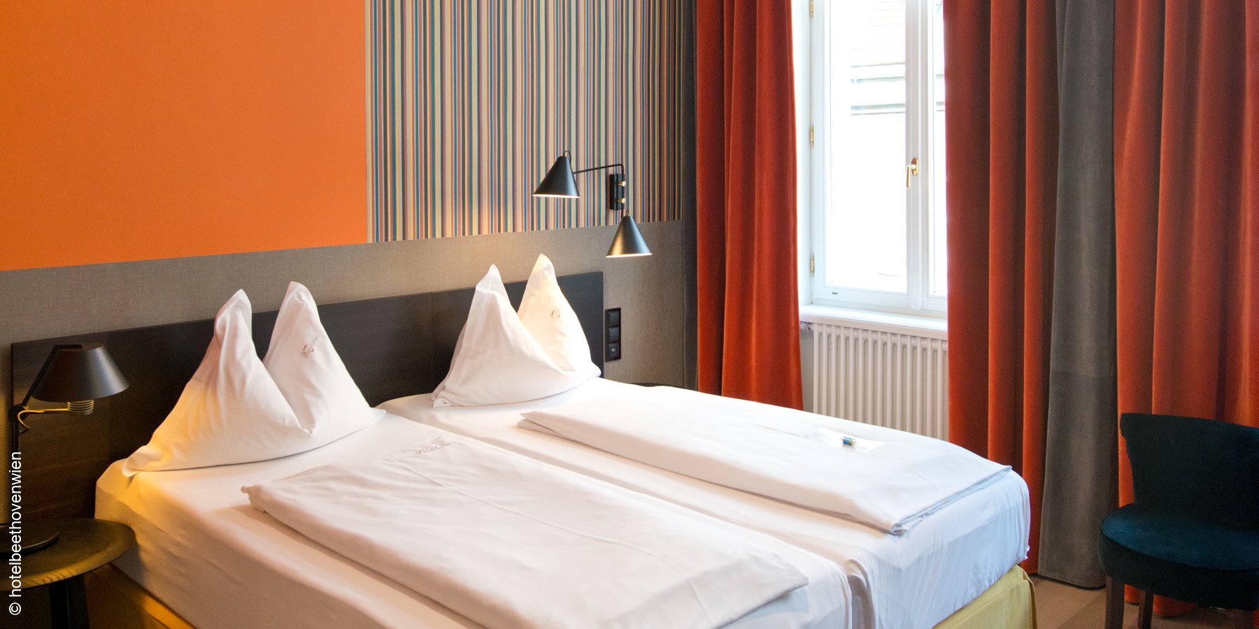 Hotel Beethoven | Wien | Doppelbett | luxuszeit.com