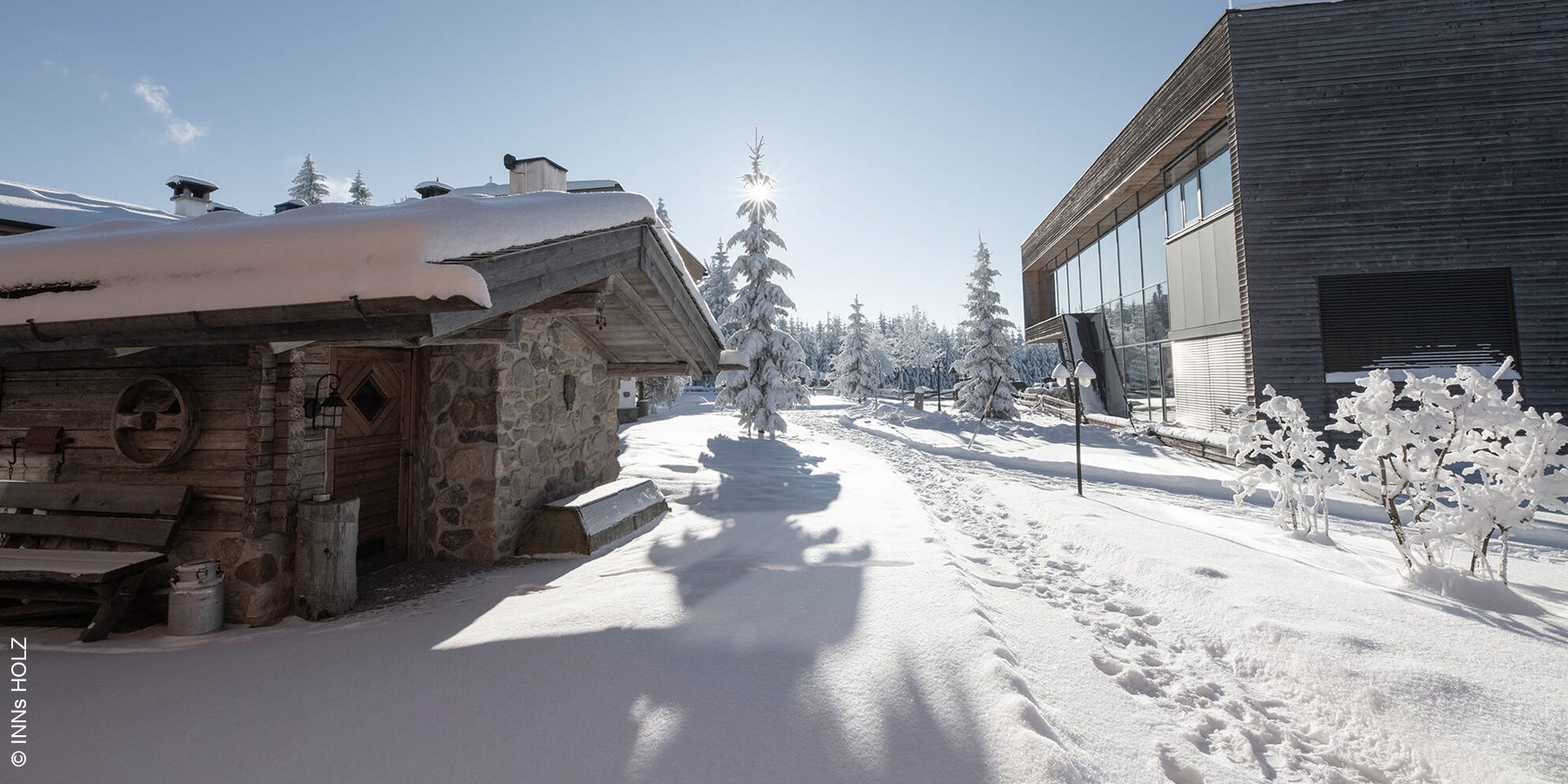 Inns Holz | Ulrichsberg im Böhmerwald | Holzfällerhütte im Winter | luxuszeit.com