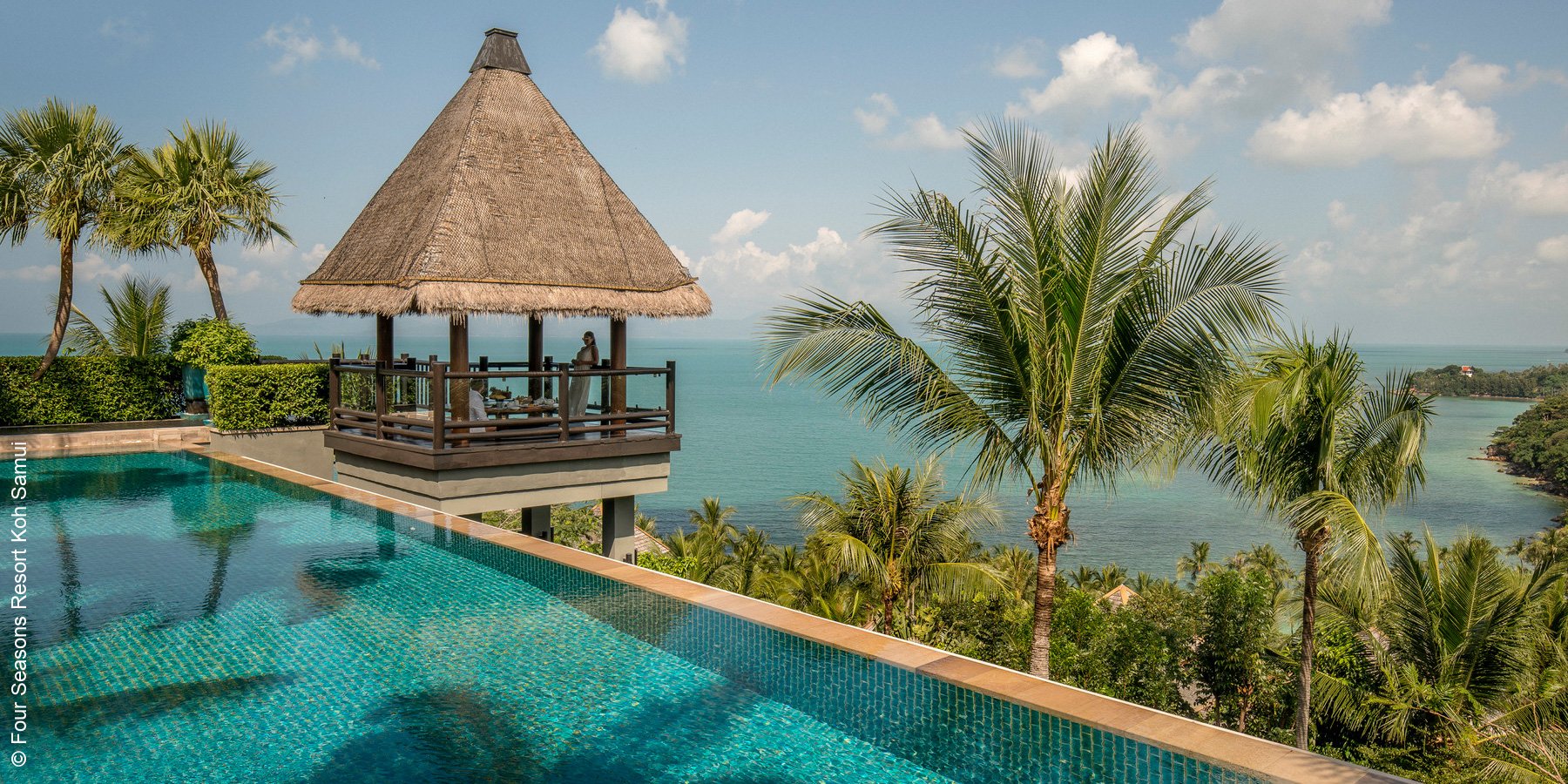 Four Seasons Resort | Koh Samui | Pool-Terrasse | luxuszeit.com
