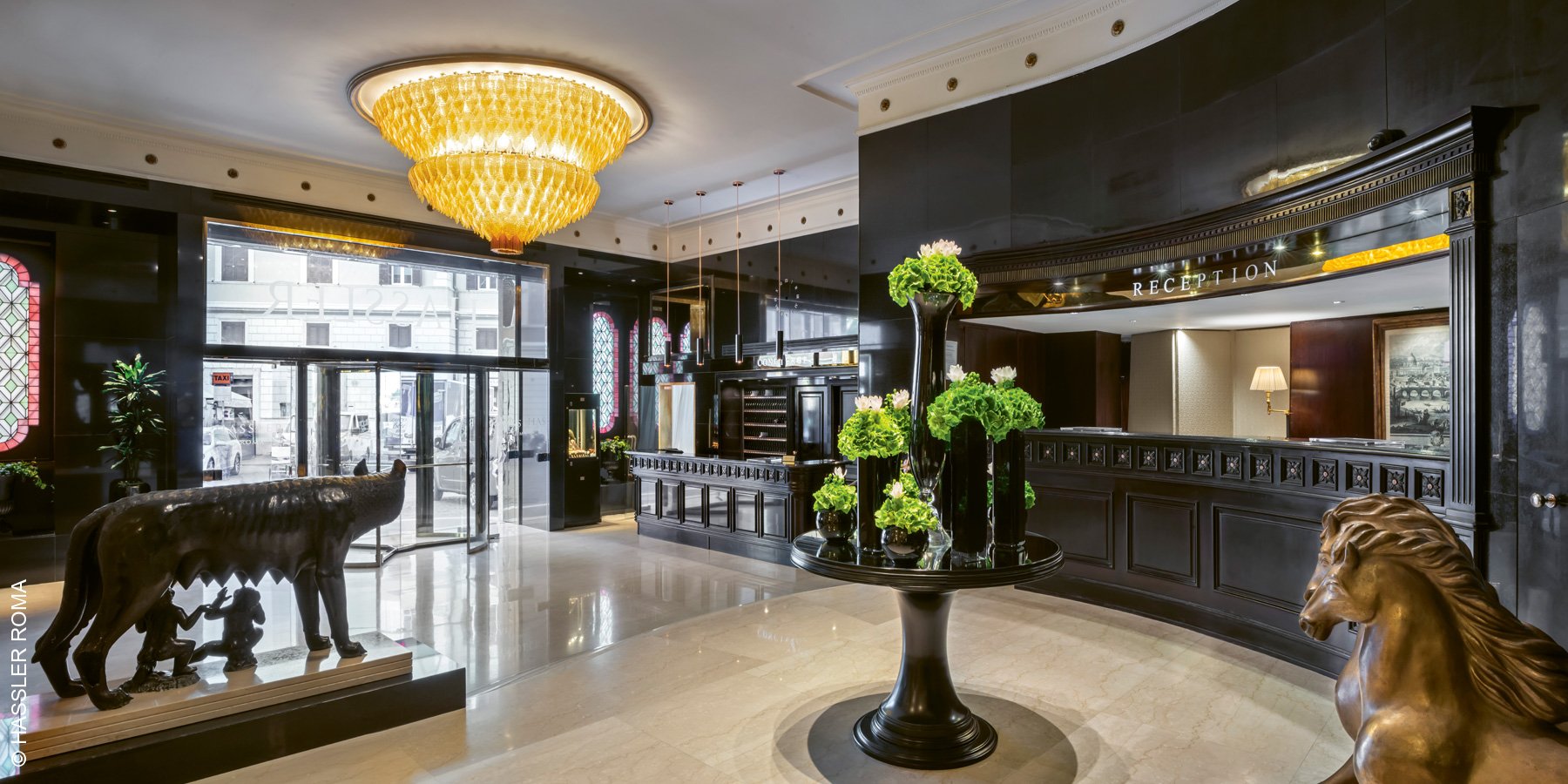 Hotel Hassler | Rom | Lobby | luxuszeit.com