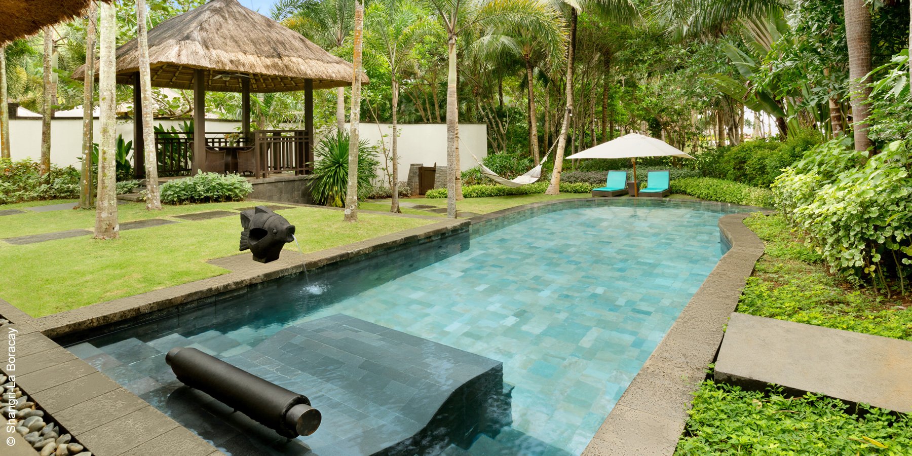 Shangri-Las Boracay Resort & Spa | Boracay Island | Pool Villa Gartenansicht | luxuszeit.com