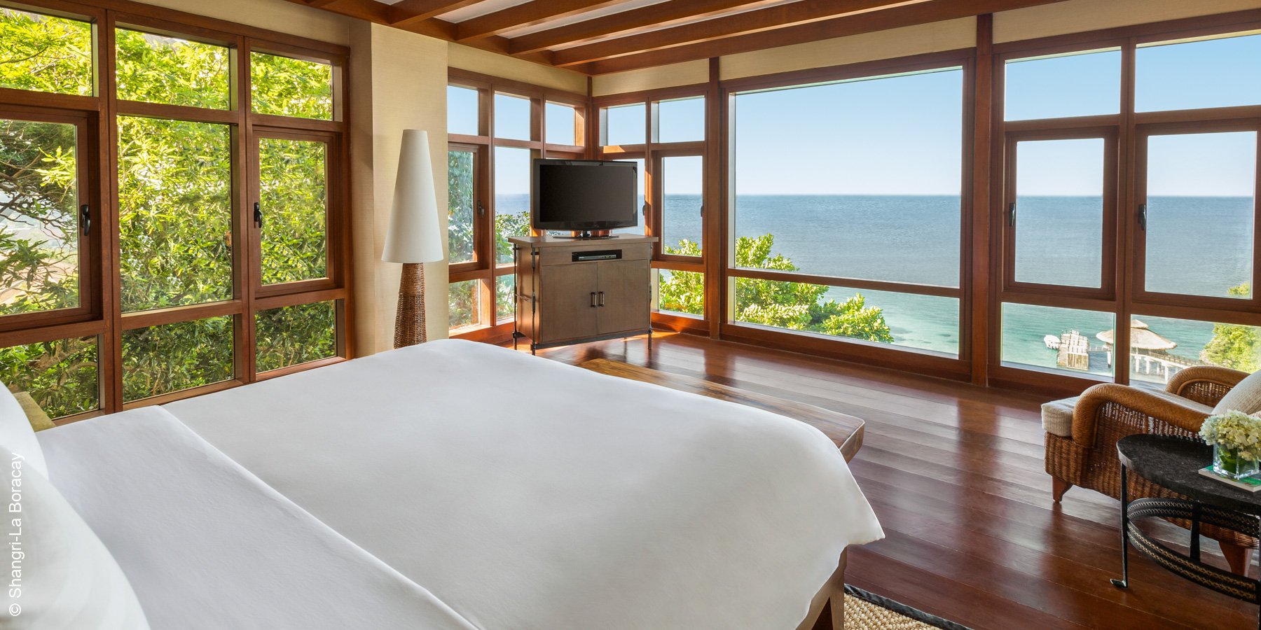 Shangri-Las Boracay Resort & Spa | Boracay Island | Schlafzimmer in der Tree-House Villa | luxuszeit.com