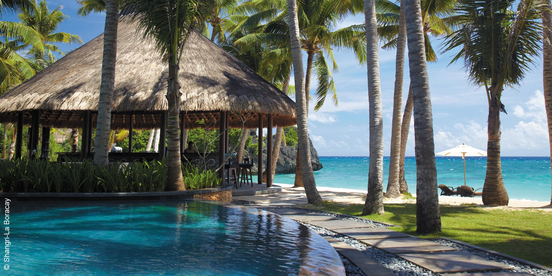 Shangri-Las Boracay Resort & Spa | Boracay Island | Cielo Poolside Restaurant und Bar | luxuszeit.com