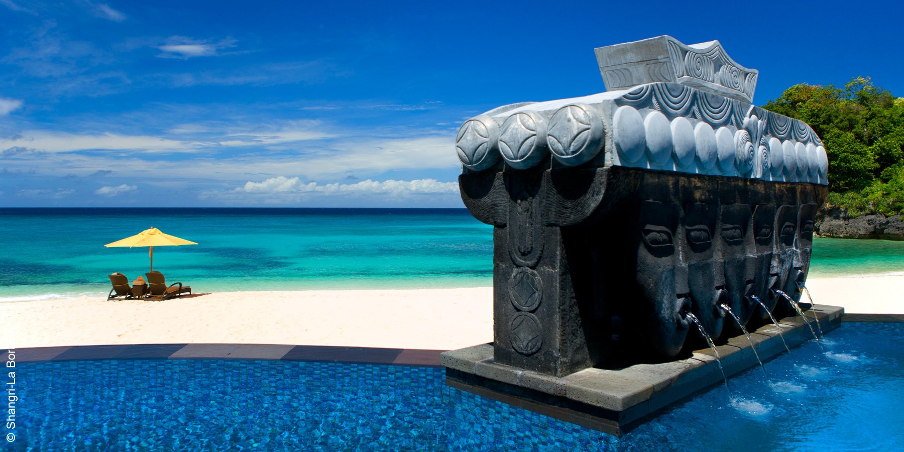 Shangri-Las Boracay Resort & Spa | Boracay Island | Pool mit Meerblick | luxuszeit.com